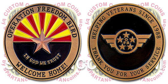 Operation Freedom Bird challenge coin